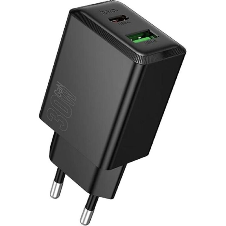 Сетевое зарядное устройство Hoco N71 PD30W + QC3.0 - Black: фото 1 из 6