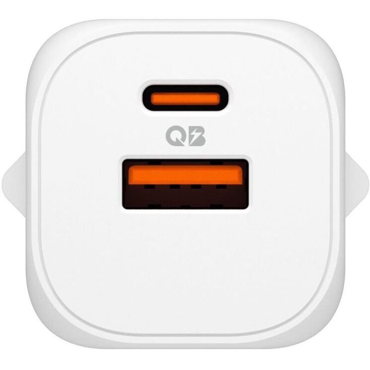 Сетевое зарядное устройство Spigen EE352EU USB + Type-C (35W) ACH09462 - White: фото 2 из 8