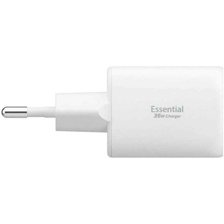 Сетевое зарядное устройство Spigen EE352EU USB + Type-C (35W) ACH09462 - White: фото 3 из 8