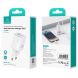 Мережевий зарядний пристрій USAMS CC248 GaN Fast Charger (20W) - White (960149W). Фото 2 з 13