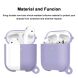 Силиконовый чехол Deexe Defender Case для Apple AirPods 1 / 2 - Grey (204520H). Фото 2 из 4
