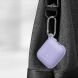 Силиконовый чехол Deexe Defender Case для Apple AirPods 1 / 2 - Grey (204520H). Фото 4 из 4