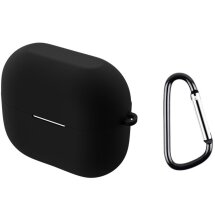 Силиконовый чехол Deexe Silicone Case (FH) для Samsung Galaxy Buds 3 / Buds 3 Pro - Black: фото 1 из 10