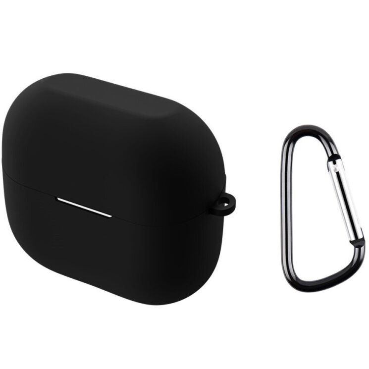 Силиконовый чехол Deexe Silicone Case (FH) для Samsung Galaxy Buds 3 / Buds 3 Pro - Black: фото 1 из 10