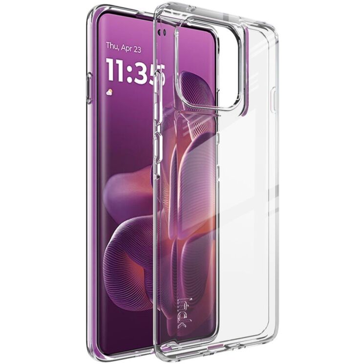 Силіконовий чохол IMAK UX-10 Series для Motorola Edge 60 Pro - Transparent: фото 1 з 7