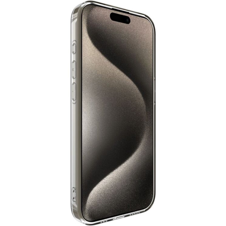 Силиконовый чехол IMAK UX-5 Series для Apple iPhone 15 Pro - Transparent: фото 2 из 7