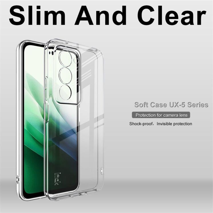 Силиконовый чехол IMAK UX-5 Series для Xiaomi Redmi 15 - Transparent: фото 3 из 7