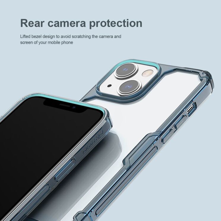 Силіконовий чохол NILLKIN Nature TPU Pro для Apple iPhone 14 - Blue: фото 10 з 15