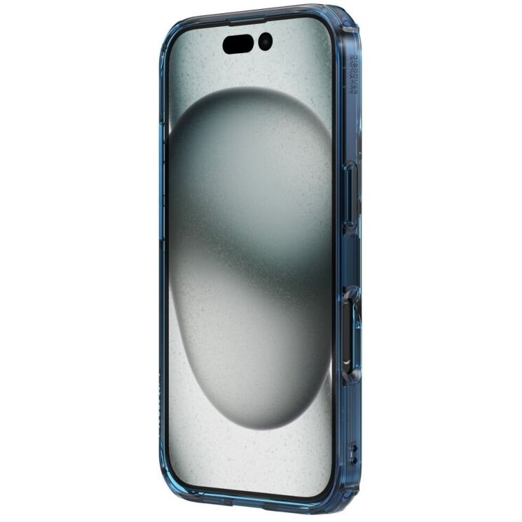 Силиконовый чехол NILLKIN Nature TPU Pro для Apple iPhone 16 - Blue: фото 5 из 13