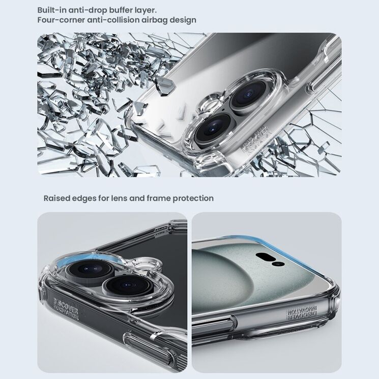Силиконовый чехол NILLKIN Nature TPU Pro для Apple iPhone 16 - Blue: фото 11 из 13