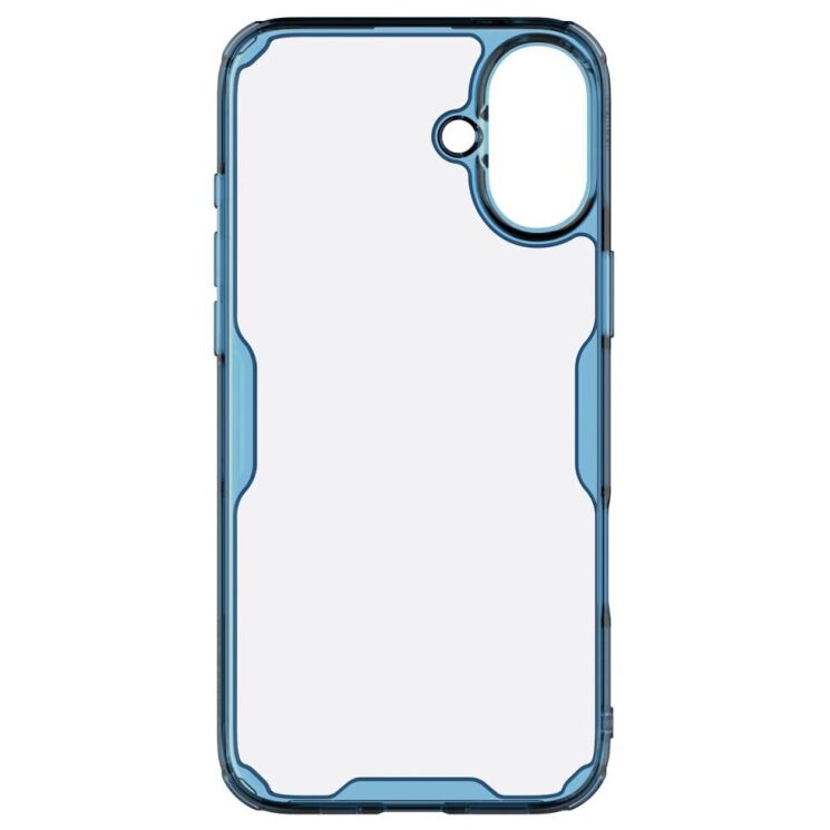 Силиконовый чехол NILLKIN Nature TPU Pro для Apple iPhone 16 - Blue: фото 6 из 13