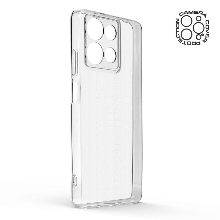 Силиконовый (TPU) чехол ArmorStandart Air Series для Motorola Moto G75 - Clear: фото 2 из 5