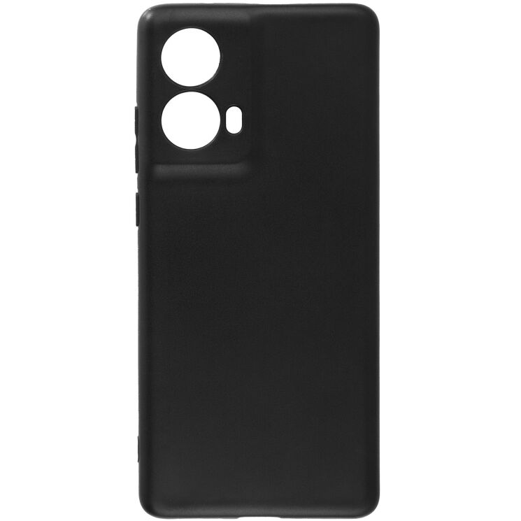 Силиконовый (TPU) чехол ArmorStandart Matte Slim Fit для Motorola Moto G85 - Black: фото 1 из 5