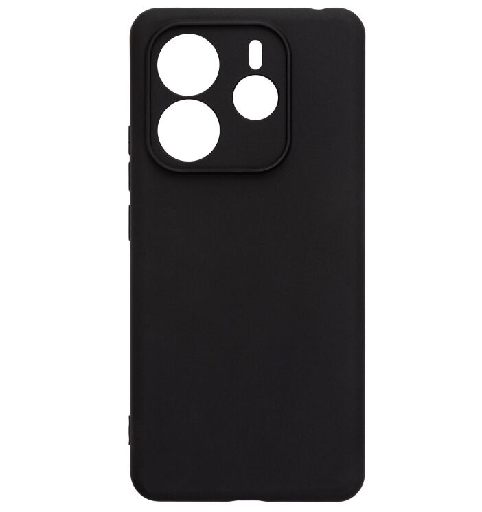 Силиконовый (TPU) чехол ArmorStandart Matte Slim Fit для Xiaomi Redmi Note 14 4G - Black: фото 1 из 5