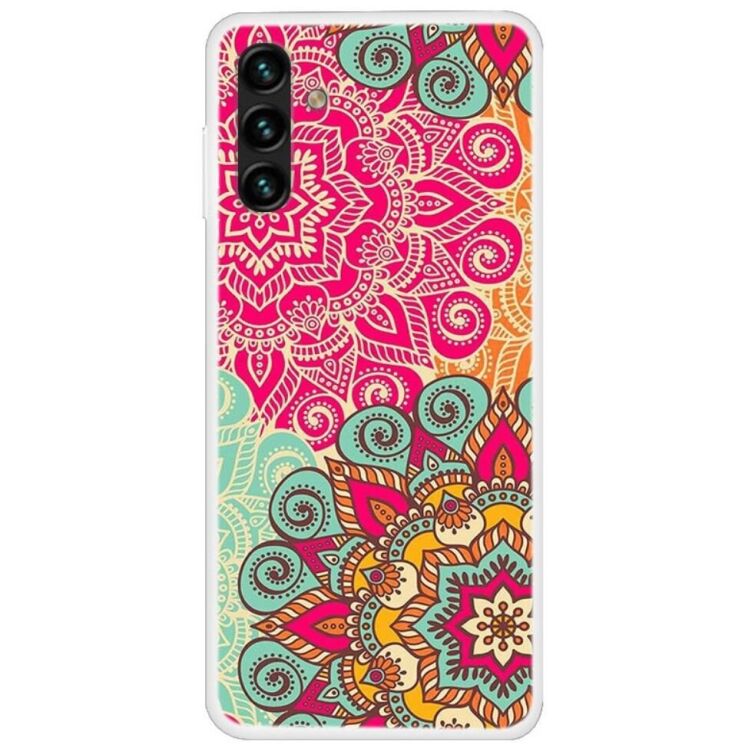 Силиконовый (TPU) чехол Deexe Life Style для Samsung Galaxy A04s (A047) / A13 5G (A136) - Flower Pattern: фото 1 из 4