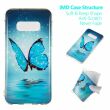 Силиконовый (TPU) чехол Deexe LumiCase для Samsung Galaxy S10e (G970) - Blue Butterfly (218240J)