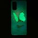 Силиконовый (TPU) чехол Deexe LumiCase для Samsung Galaxy S20 (G980) - Blue Butterfly (316060I). Фото 7 из 7