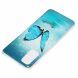 Силиконовый (TPU) чехол Deexe LumiCase для Samsung Galaxy S20 (G980) - Blue Butterfly (316060I). Фото 4 из 7