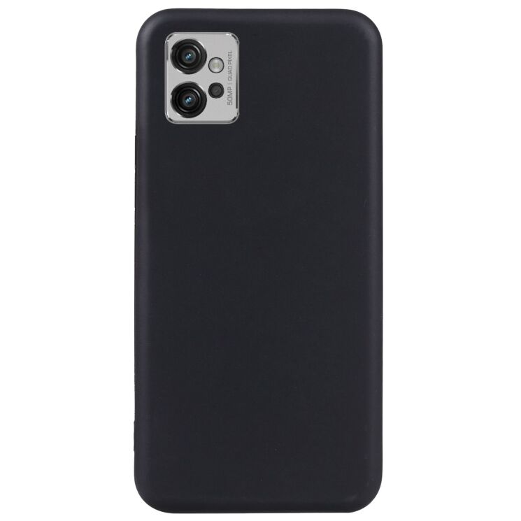 Силиконовый (TPU) чехол Deexe Matte Case для Motorola Moto G32 - Black: фото 2 из 5