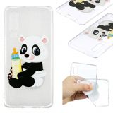 Силіконовий (TPU) чохол Deexe Pretty Glossy для Huawei P30 - Panda Baby (221309F)