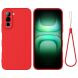 Силіконовий (TPU) чохол Deexe Silicone Case для Infinix Hot 70 - Red (422015R). Фото 1 з 9