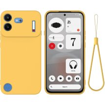 Силіконовий (TPU) чохол Deexe Silicone Case для Nothing Phone (4b) - Yellow: фото 1 з 9