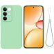 Силиконовый (TPU) чехол Deexe Silicone Case для Realme C85 Pro - Green (403903G). Фото 1 из 8
