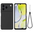 Силіконовий (TPU) чохол Deexe Silicone Case для ZTE Blade A76 - Black (402913B)