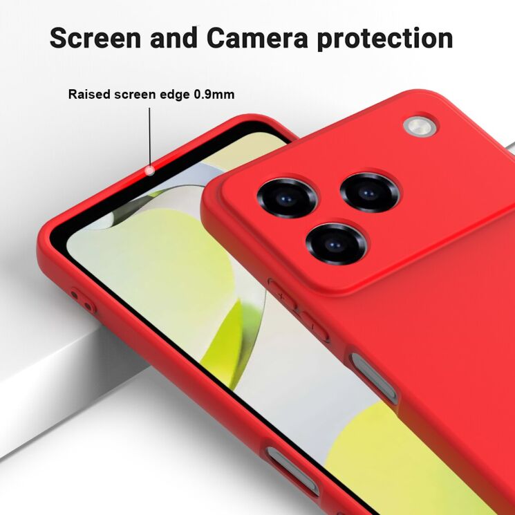 Силіконовий (TPU) чохол Deexe Silicone Case для ZTE Blade A76 - Yellow: фото 5 з 9