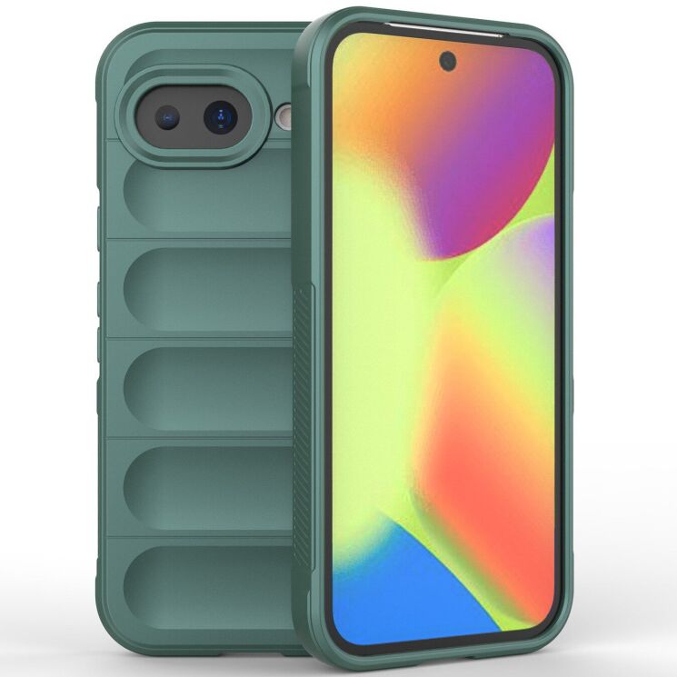 Силиконовый (TPU) чехол Deexe Terra Case для Google Pixel 10a - Green: фото 1 из 6