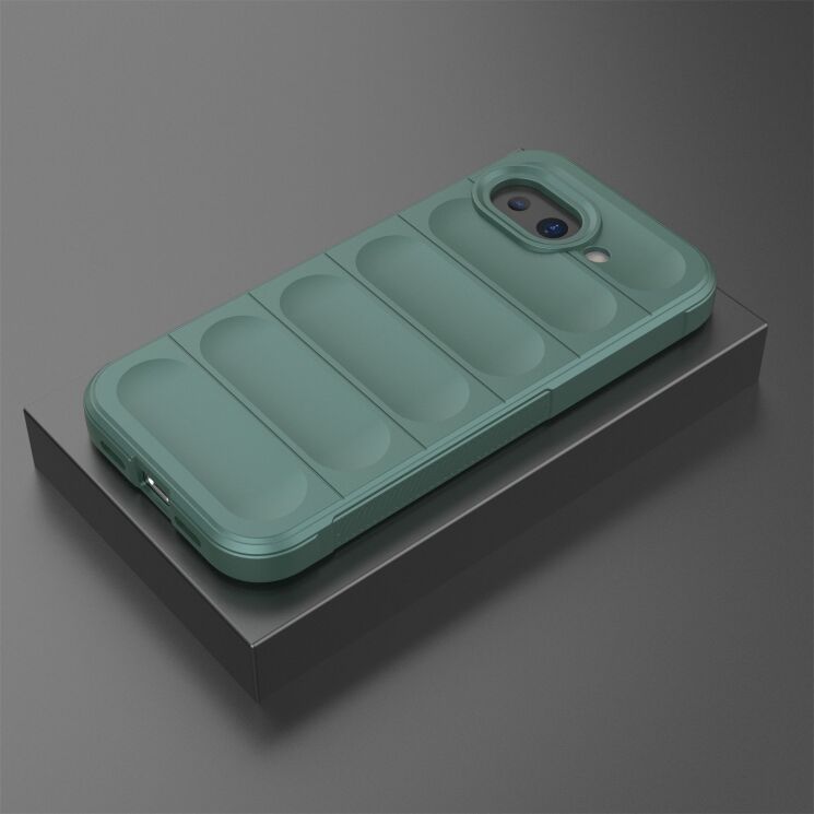 Силиконовый (TPU) чехол Deexe Terra Case для Google Pixel 10a - Green: фото 3 из 6