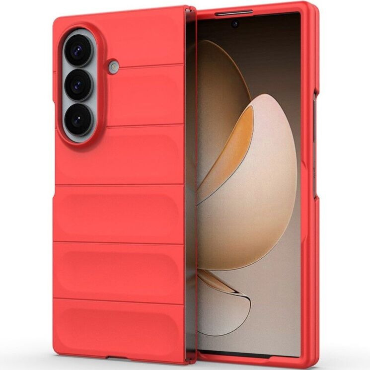 Силіконовий (TPU) чохол Deexe Terra Case (FF) для Samsung Galaxy Fold 8 Ultra - Red: фото 5 з 9