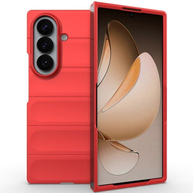 Силіконовий (TPU) чохол Deexe Terra Case (FF) для Samsung Galaxy Fold 8 Ultra - Red: фото 4 з 9