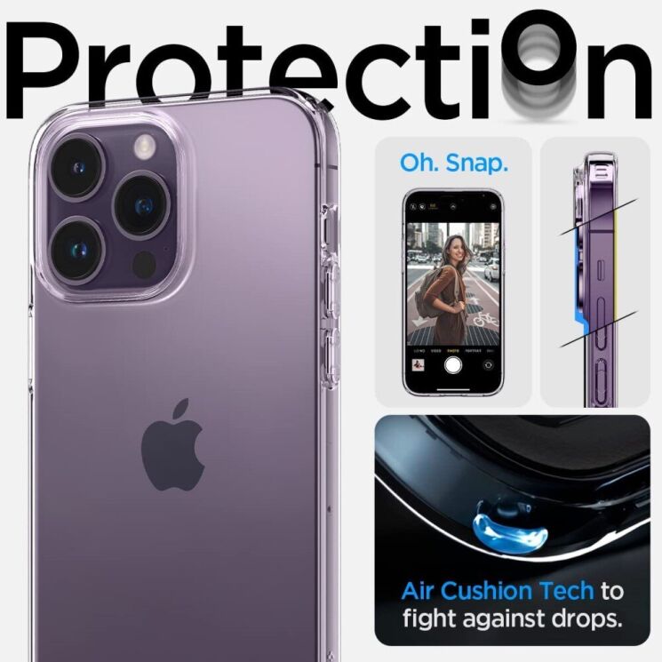 Силіконовий (TPU) чохол Deexe UltraThin для Apple iPhone 15 Pro - Transparent: фото 6 з 6