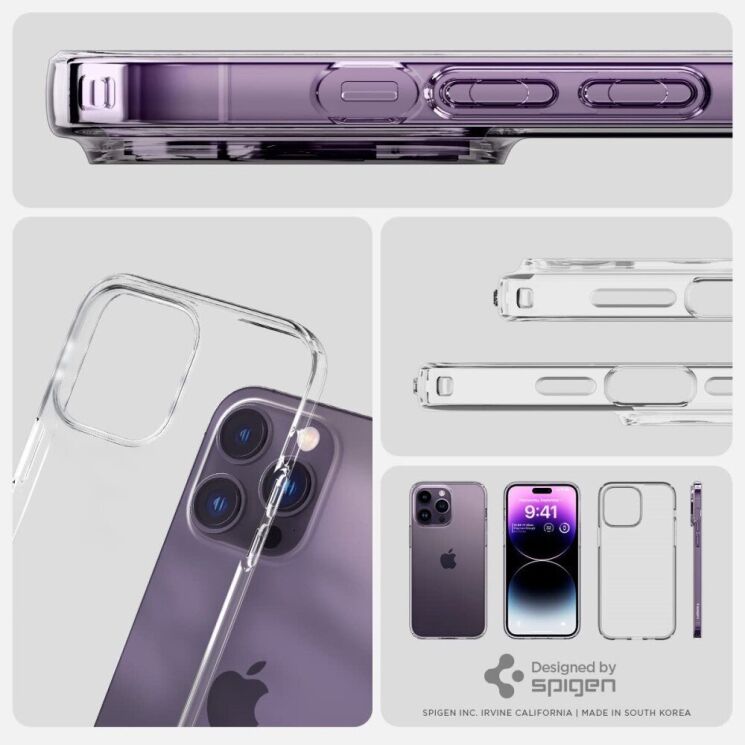 Силіконовий (TPU) чохол Deexe UltraThin для Apple iPhone 15 Pro - Transparent: фото 4 з 6