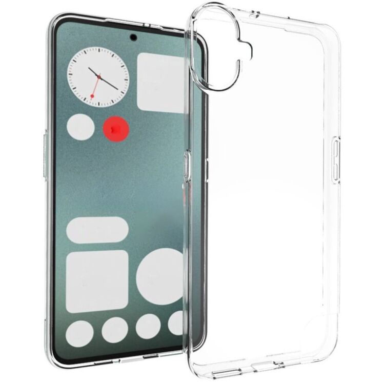 Силиконовый (TPU) чехол Deexe UltraThin для Nothing CMF Phone 1 - Transparent: фото 1 из 5
