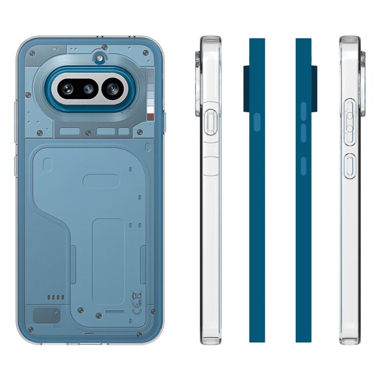 Силіконовий (TPU) чохол Deexe UltraThin для Nothing Phone (4a) - Transparent (411300T) Силіконовий (TPU) чохол Deexe UltraThin для Nothing Phone (4a) - Transparent: фото 5 з 5