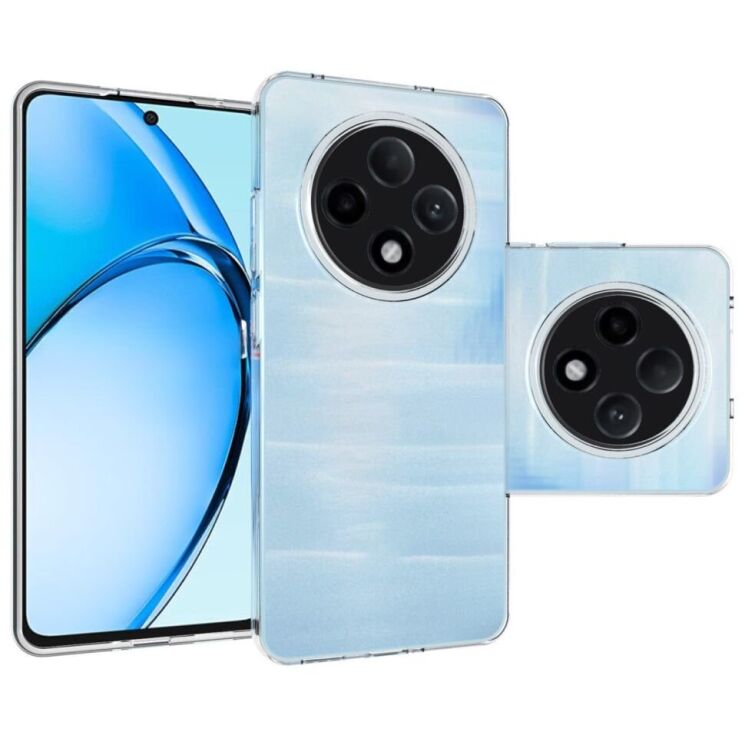 Силиконовый (TPU) чехол Deexe UltraThin для OPPO Reno 12 F/FS - Transparent: фото 2 из 4