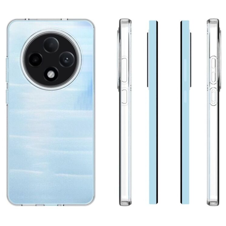 Силиконовый (TPU) чехол Deexe UltraThin для OPPO Reno 12 F/FS - Transparent: фото 4 из 4
