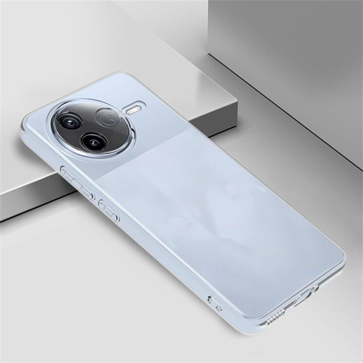 Силиконовый (TPU) чехол Deexe UltraThin для Xiaomi Poco F7 Pro - Transparent: фото 4 из 4