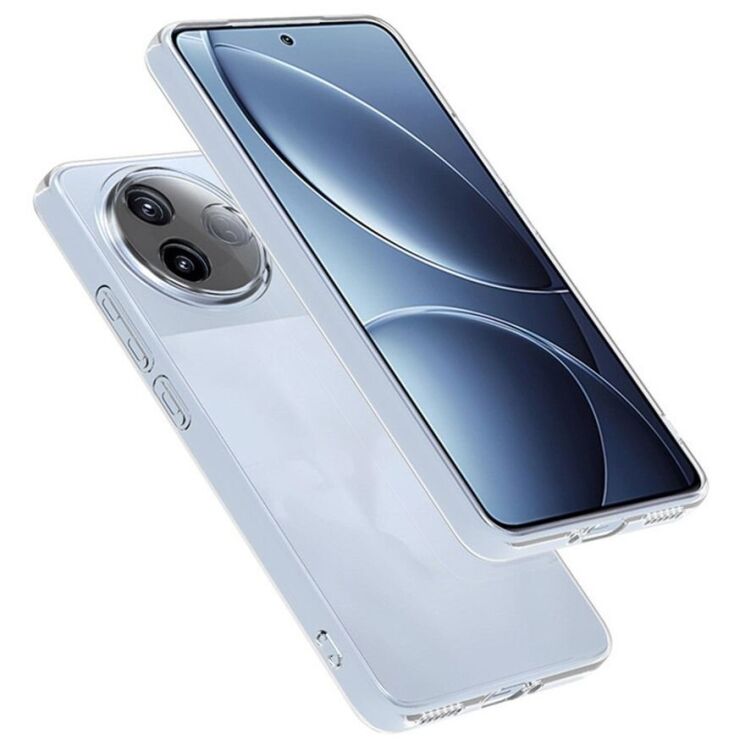 Силиконовый (TPU) чехол Deexe UltraThin для Xiaomi Poco F7 Pro - Transparent: фото 2 из 4