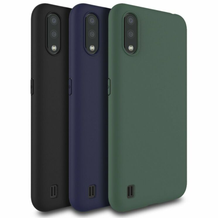 Силіконовий (TPU) чохол IMAK UC-1 Series для Samsung Galaxy A01 (A015) - Black: фото 6 з 10