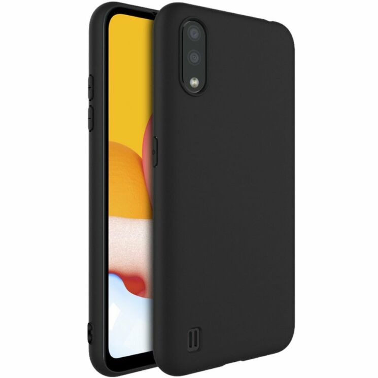 Силіконовий (TPU) чохол IMAK UC-1 Series для Samsung Galaxy A01 (A015) - Black: фото 1 з 10