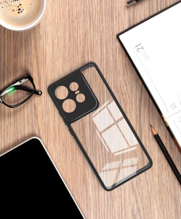 Силиконовый (TPU) чехол IMAK UX-9A Series для Motorola Edge 50 Pro - Black: фото 9 из 10