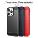 Силиконовый (TPU) чехол MOFI Carbon Fiber для Apple iPhone 16 Pro Max - Black (360411B). Фото 10 из 12