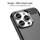Силиконовый (TPU) чехол MOFI Carbon Fiber для Apple iPhone 16 Pro Max - Black (360411B). Фото 6 из 12