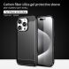 Силиконовый (TPU) чехол MOFI Carbon Fiber для Apple iPhone 16 Pro Max - Black (360411B). Фото 4 из 12