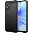 Силиконовый (TPU) чехол MOFI Carbon Fiber для OPPO A17k / A17 - Black (318901B)