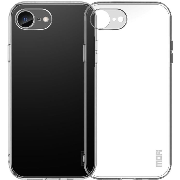 Силиконовый (TPU) чехол MOFI Thin Guard для Apple iPhone 16e - Transparent: фото 1 из 11