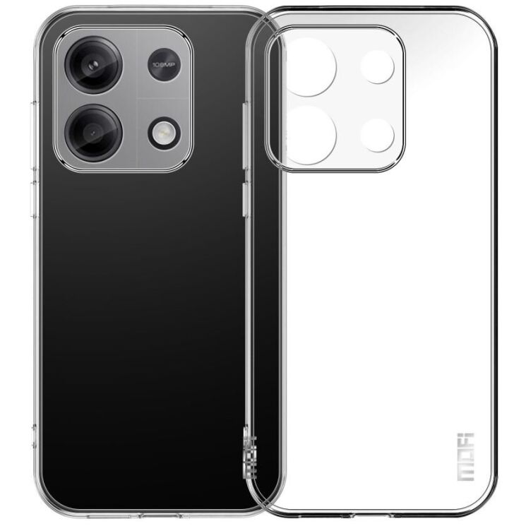 Силиконовый (TPU) чехол MOFI Thin Guard для Xiaomi Redmi Note 14S - Transparent: фото 1 из 10
